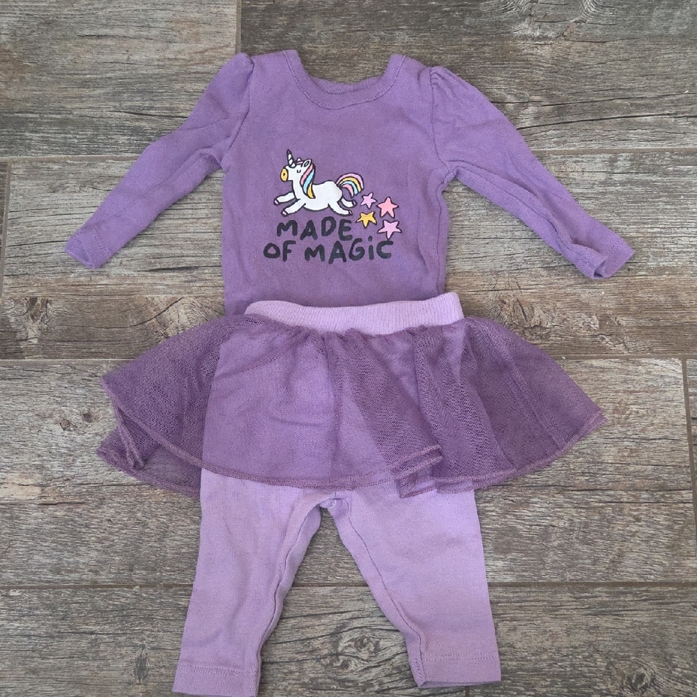 Okie Dokie Lavender Magic Unicorn Outfit